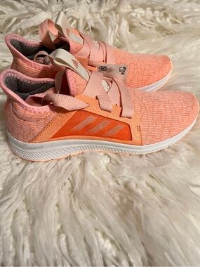 NEW Adidas Peach and Coral Lightweight Running Shoes